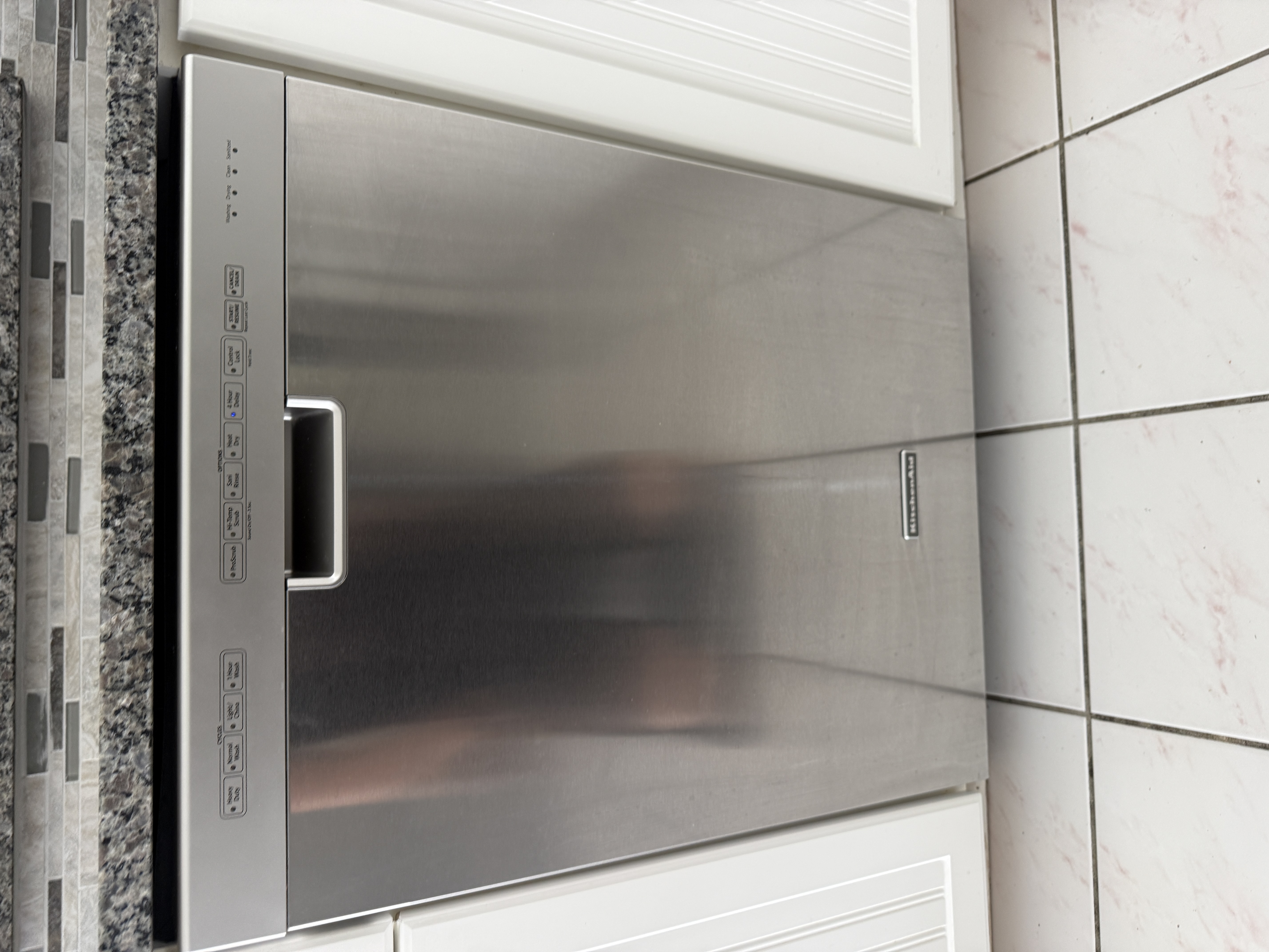 KitchenAid dishwasher in a kitchen in Salem Square, Palm Harbor
