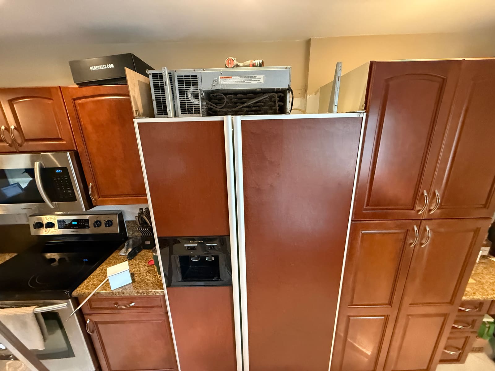 KitchenAid Superba 42 built-in refrigerator in a kitchen in Safety Harbor